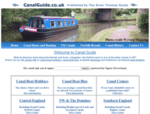 Tablet Screenshot of canalguide.co.uk
